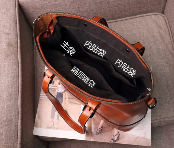 Customized luxury genuine leather shoulder brand new women handbag high quality  for women ladies