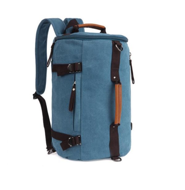 35L canvas Carry on Backpack, Flight Approved Compression Travel Pack Cabin Bag, Duffel Hiking Backpack