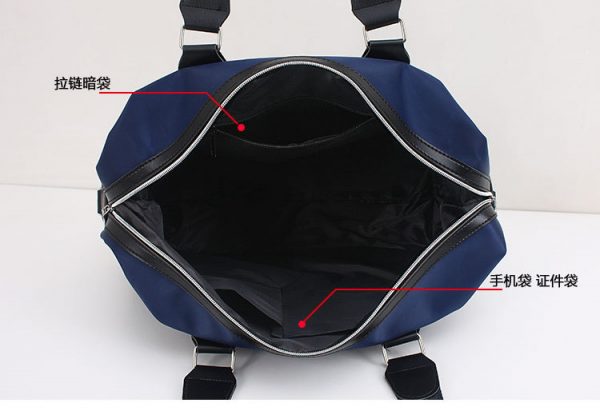 New design waterproof duffel hand gym bag men women's work bag blue