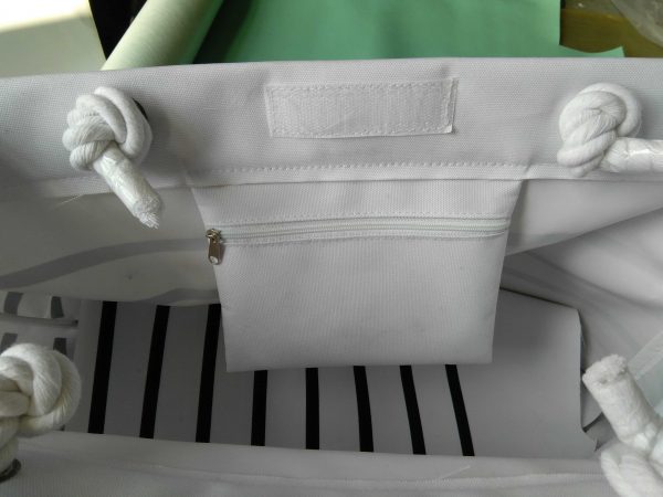 Stripe Canvas Tote Bag