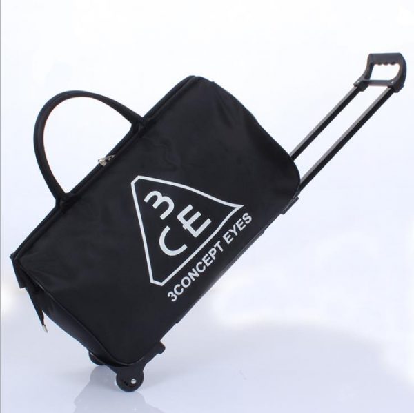 Custom lady travel bag with wheels