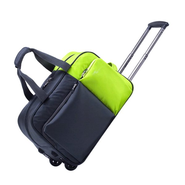Rolling Travel Duffel Bag Wheeled Duffel Suitcase Luggage with custom Pockets
