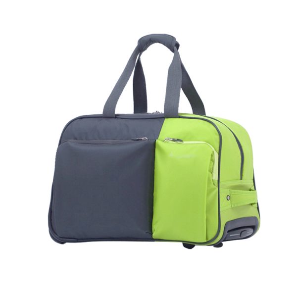 Rolling Travel Duffel Bag Wheeled Duffel Suitcase Luggage with custom Pockets