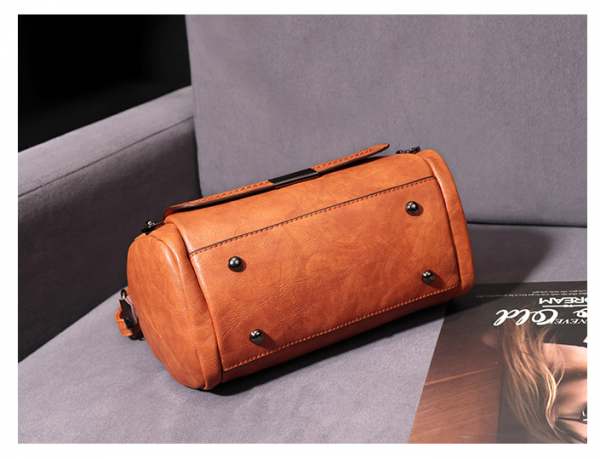 Genuine Leather Handbags with flower accessory Factory women Handbag Original