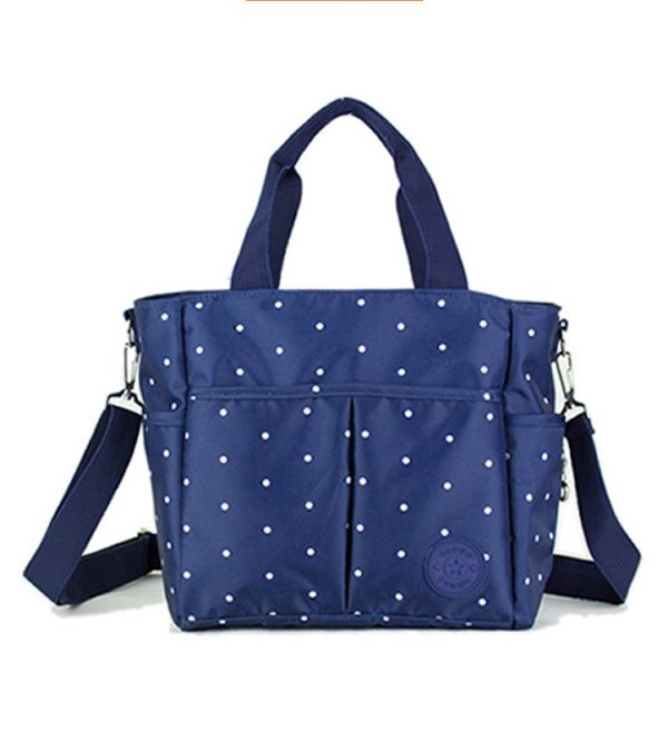 Hot selling lady small tote bag custom women oxford printed hand bag