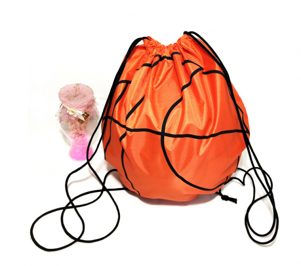 Custom Unique backpack mesh drawstring bag for Basketball football netball soccer