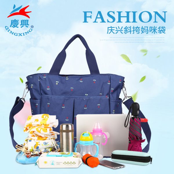 Multi functional waterproof Baby Mummy tote Diaper Bag Hot selling in Amazon top quality stroller  diaper bag