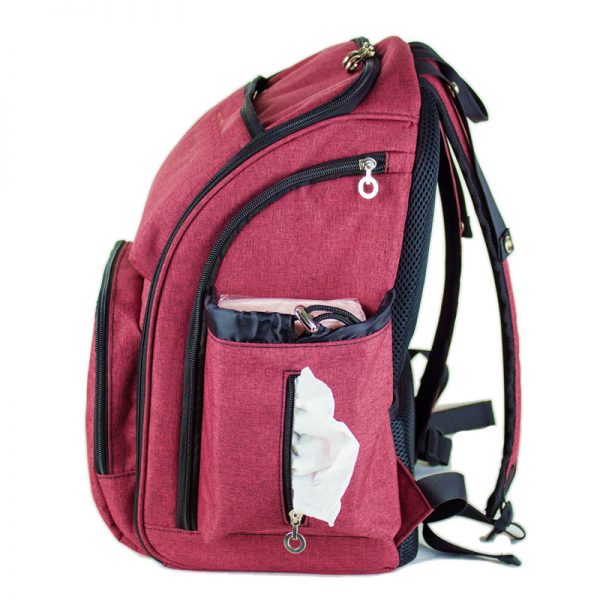 Custom High quality big compartment travel diaper backpack diaper bag travel