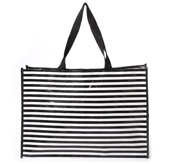 Custom Waterproof PP woven tote bag PP shopping bag colorful glossy laminated