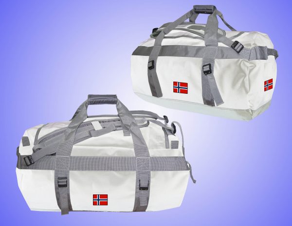 Custom Waterproof PVC Tarpaulin Duffel Bag backpack padded shoulder straps