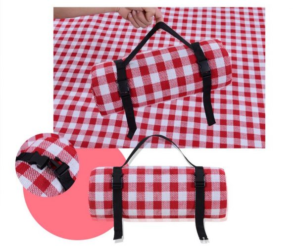 Custom waterproof foldable cotton  picnic beach mat blanket outdoor