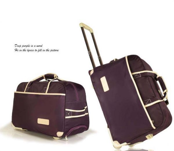 Fashionable men's trolley bag with wheels