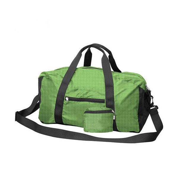 Water resistant foldable oxford polyester sport bag for team with Shoes Compartment logo custom