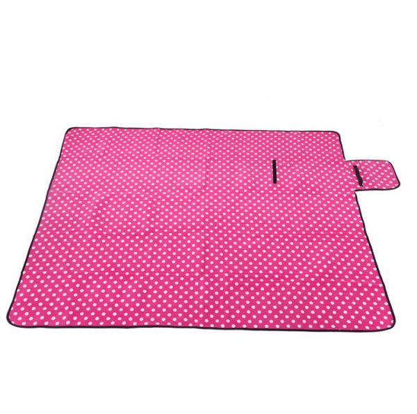 Custom waterproof cotton picnic mat in camping mat with big pocket