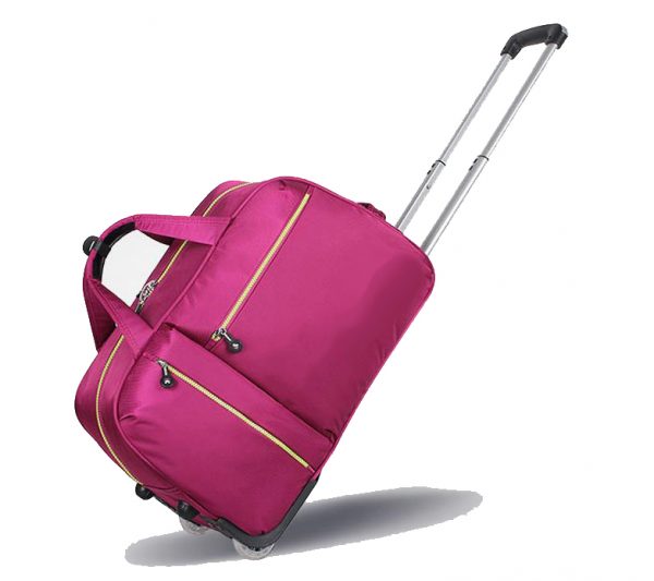 Rolling Travel Duffel Bag, Wheeled Duffel Suitcase, Luggage with custom Pockets