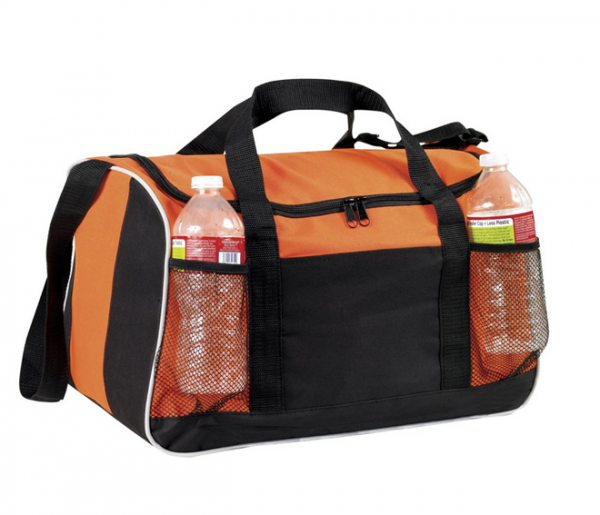 Professional waterproof Oxford Portable Fashion Fitness Sport team Bag with Mesh Pocket
