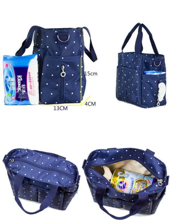 Hot selling lady small tote bag custom women oxford printed hand bag