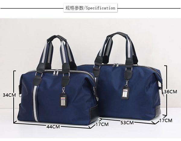 New design waterproof duffel hand gym bag men women's work bag blue