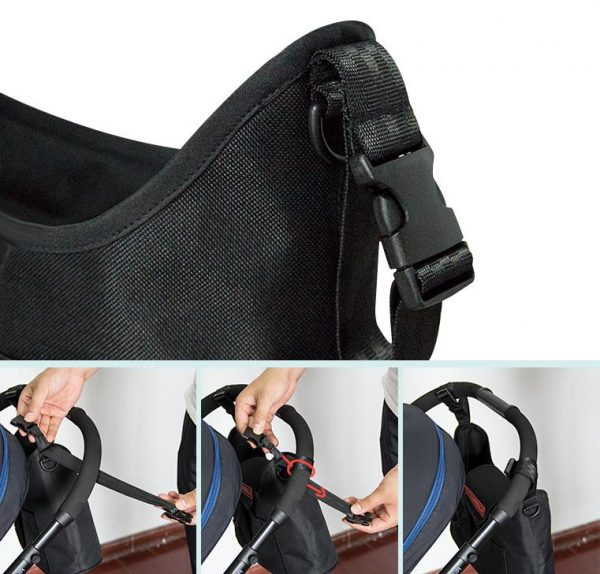 Lightweight  Baby stroller organizer, Mummy travel bag, padded