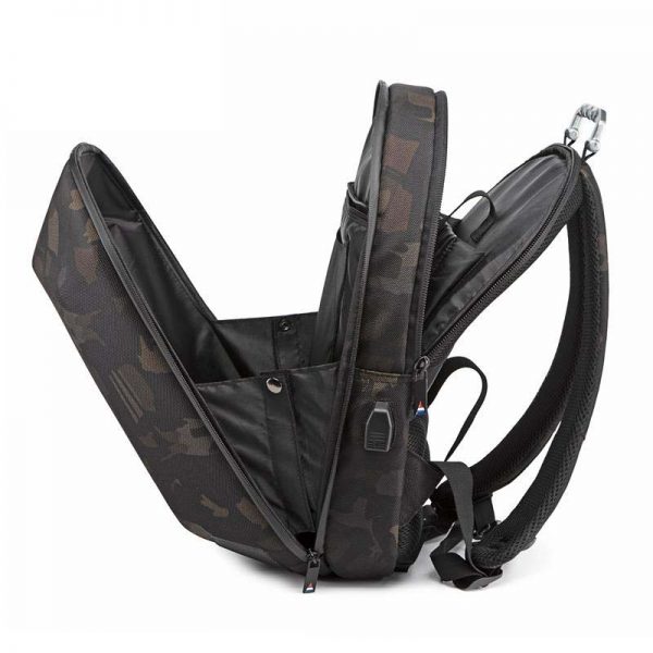 Waterproof and anti-tear large laptop bag 15 inch carry backpack EVA Hard surface