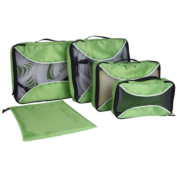Durable 5 pieces travel luggage organizer 5 Set Packing Cubes Travel Storage Bags Multi-functional