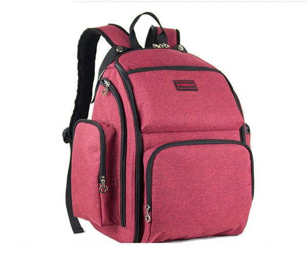 Custom High quality big compartment travel diaper backpack diaper bag travel