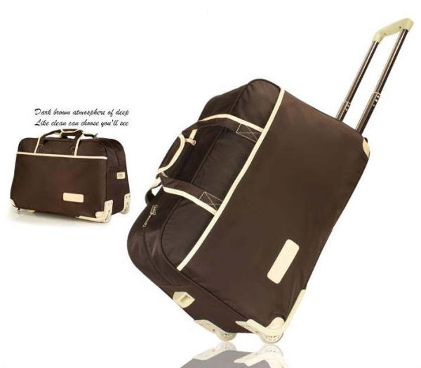 Fashionable men's trolley bag with wheels