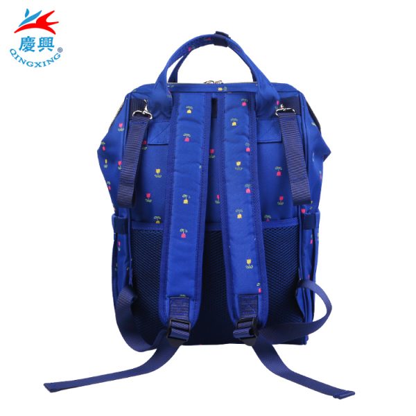 Custom waterproof wholesale Baby Diaper bag with Changing Pad