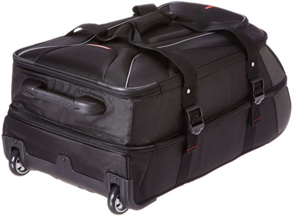 Custom rolling high quality duffel trolley travel bag, business weekend flight carry on luggage