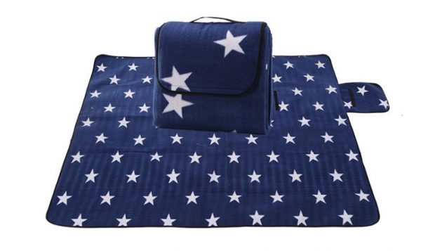 Custom waterproof foldable cotton  picnic beach mat blanket outdoor
