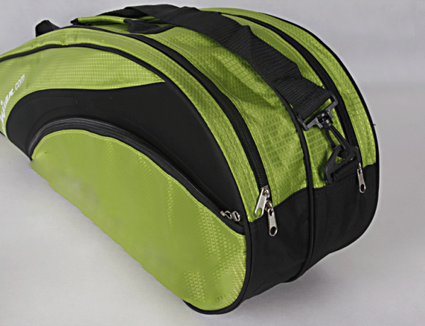 Custom dust-proof Racket Carrying Bag with Accessory Compartment and Adjustable Shoulder Strap for tennis, badminton