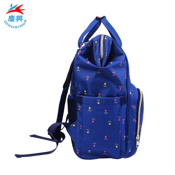 Custom waterproof wholesale Baby Diaper bag with Changing Pad