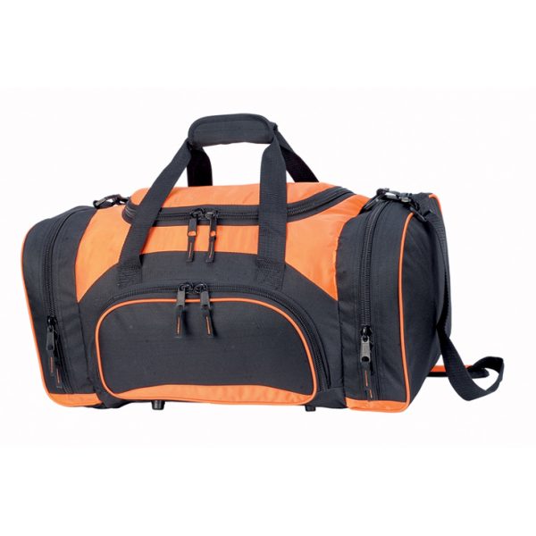 Promotional waterproof Polyester Travel Gym Duffel Bag With Shoe Compartment