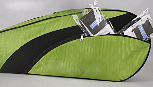 Custom dust-proof Racket Carrying Bag with Accessory Compartment and Adjustable Shoulder Strap for tennis, badminton