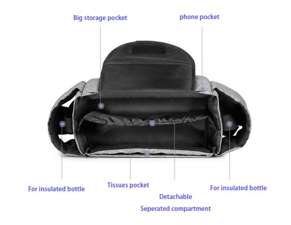 Baby stroller organizer,Umbrella stroller bag, Mummy diaper bag