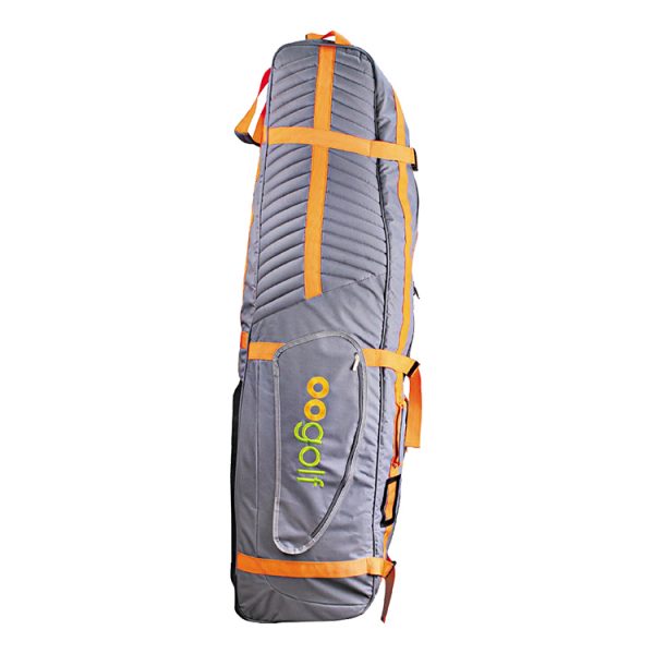 Long Soft-Sided Golf Travel Bag - Heavy Duty 600D Polyester Oxford Wear-Resistant, Excellent Zipper Universal Size with Wheels