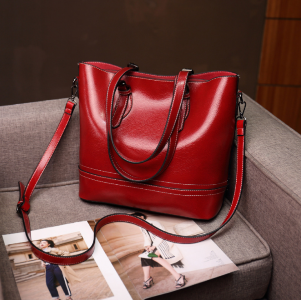 Customized luxury genuine leather shoulder brand new women handbag high quality  for women ladies