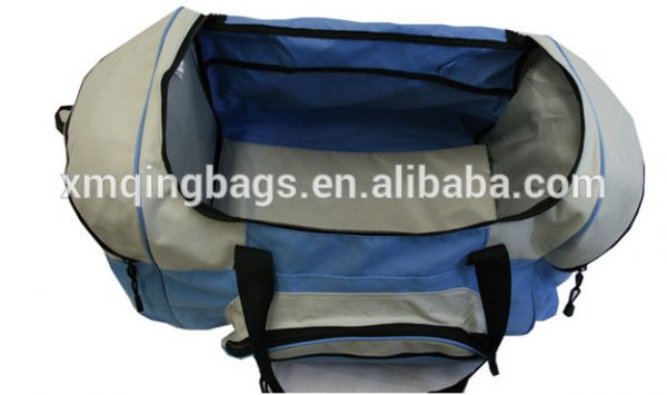 Factory made heavy duty sports duffel bag with shoe storage compartment waterproof