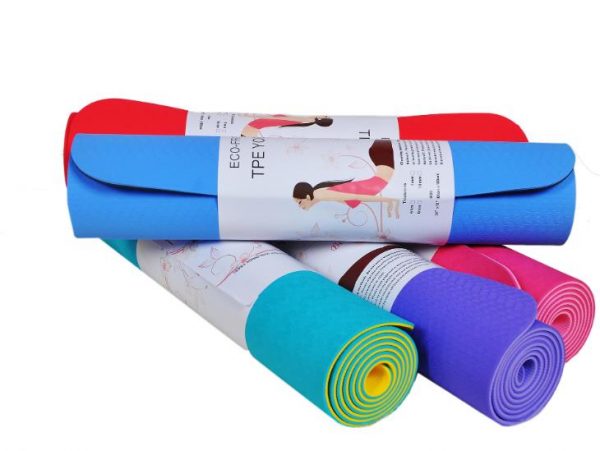 Custom professional fitness sports yoga exercise mat waterproof 1680D oxford sport training mat