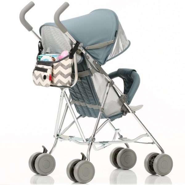 Factory made cheap price high quality mummy stroller organizer bag snowflake water resistant fabric