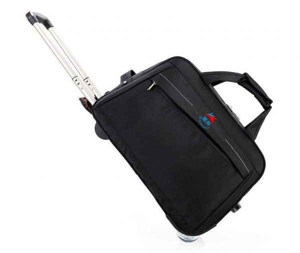 Fashionable men's trolley bag with wheels