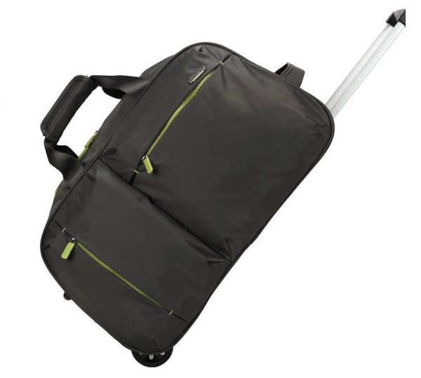 Large capacity carry on luggage fashionable Rolling Travel Duffel Bag