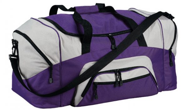 High quality waterproof nylon oxford Travel Gym Duffel Bag With Shoe Compartment