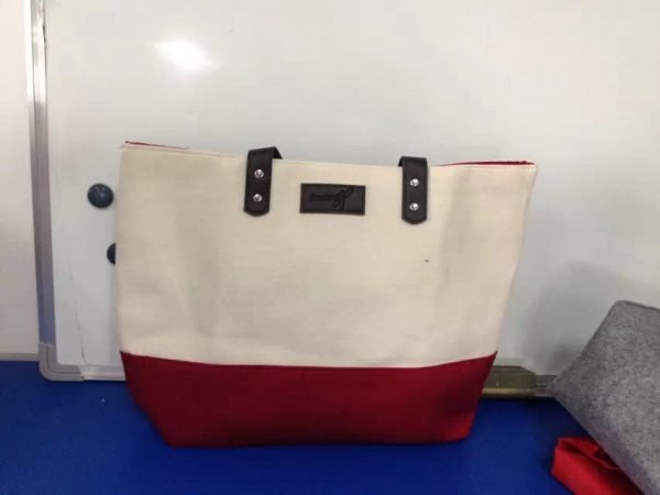 Custom shopper, washable foldable reusable cotton shopping bag