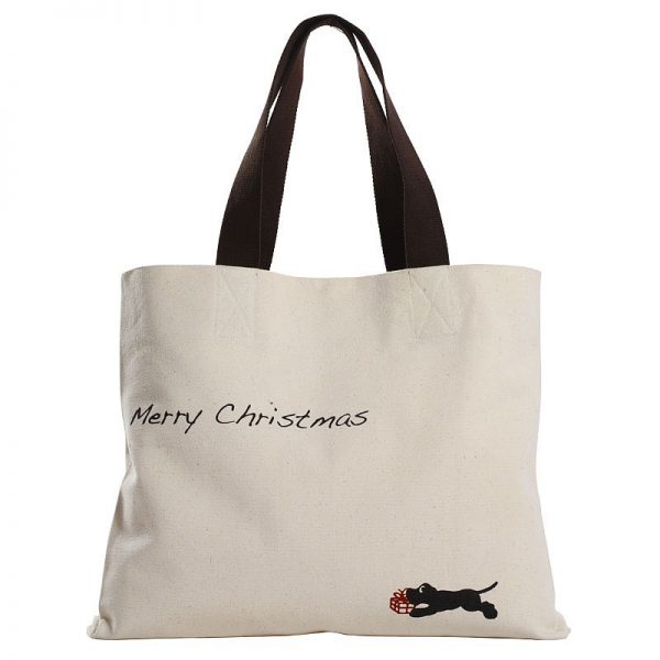 Custom shopper, washable foldable reusable cotton shopping bag